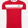 Sergio Tacchini T-shirts Master tee - red white