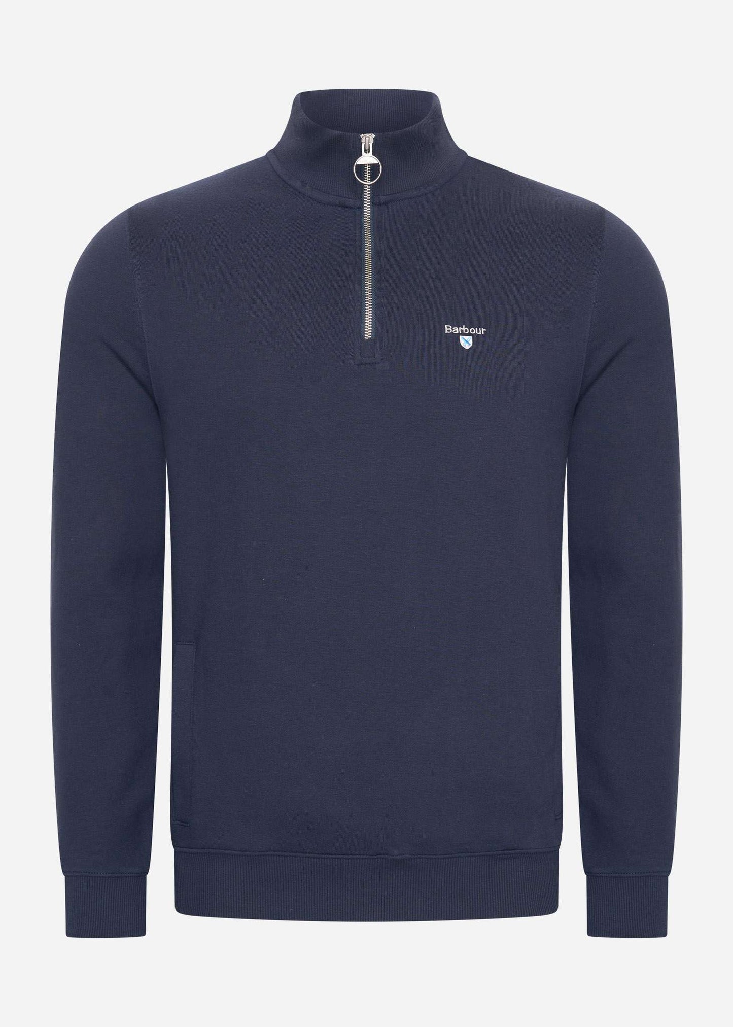 Barbour Truien Beckhill half zip sweatshirt - navy