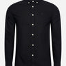 Lyle & Scott Overhemden Tonal eagle regular fit light weight oxford shirt - jet black