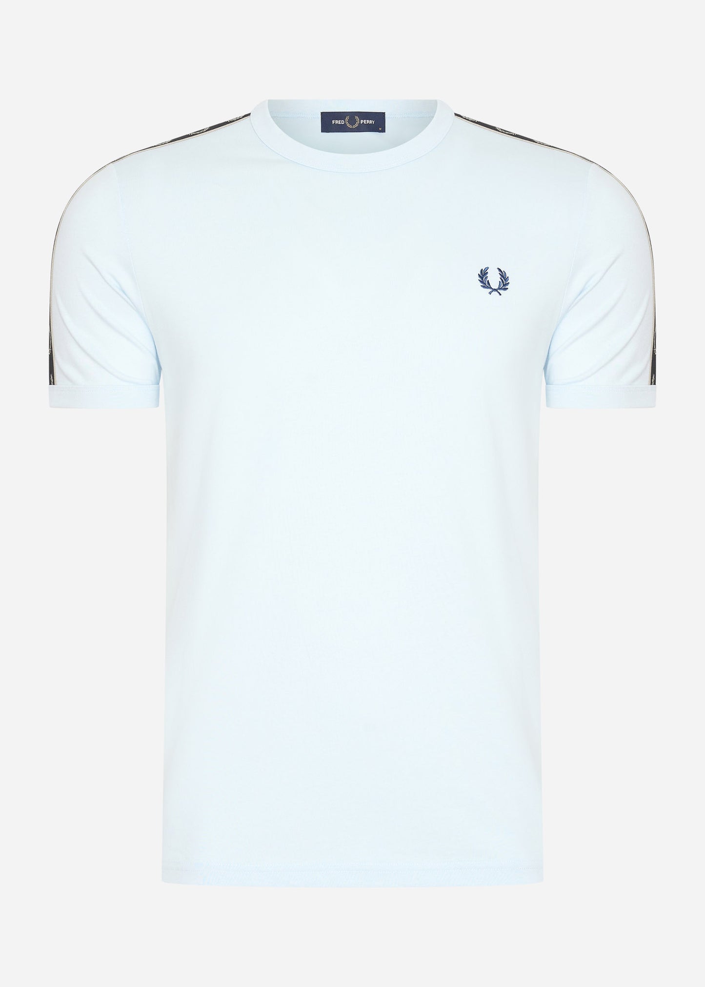 Fred Perry T-shirts Contrast tape ringer t-shirt - lightice wrmgrey