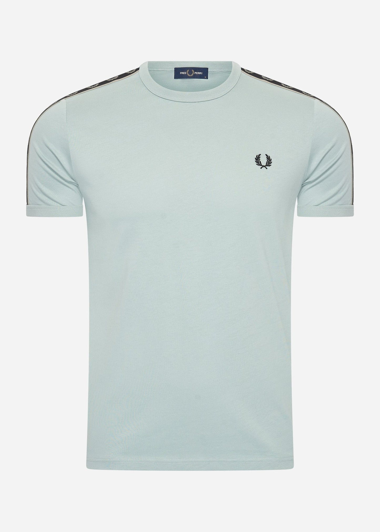 Fred Perry T-shirts Contrast tape ringer t-shirt - slvblu warmgrey