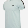 Fred Perry T-shirts Contrast tape ringer t-shirt - slvblu warmgrey