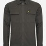 Lyle & Scott Overshirts Cotton twill overshirt - gunmetal