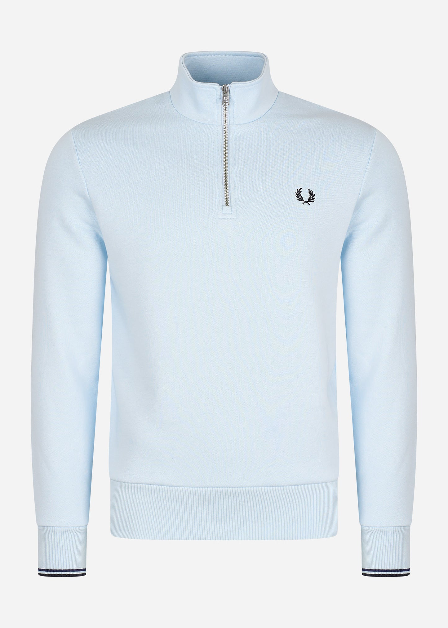 Fred Perry Truien Half zip sweatshirt - light ice