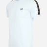 Fred Perry T-shirts Contrast tape ringer t-shirt - lightice wrmgrey