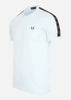 Fred Perry T-shirts Contrast tape ringer t-shirt - lightice wrmgrey
