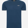 Barbour International T-shirts Philip tipped cuff tee - moonlit ocean