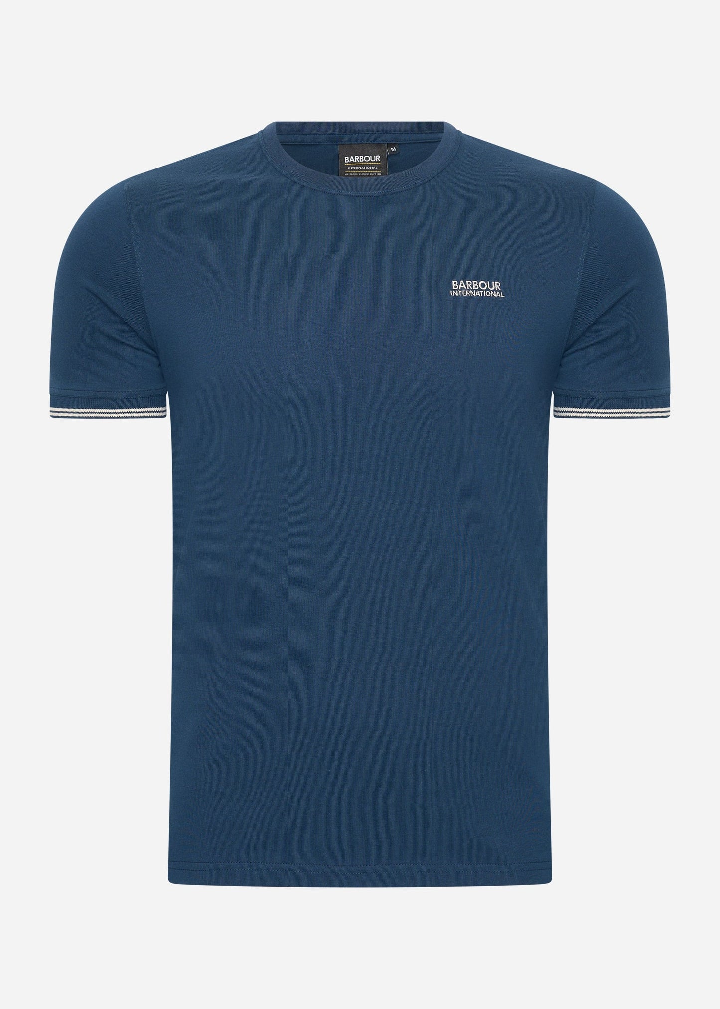 Barbour International T-shirts Philip tipped cuff tee - moonlit ocean