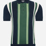 Ben Sherman Polo's Vertical stripe polo - dark navy