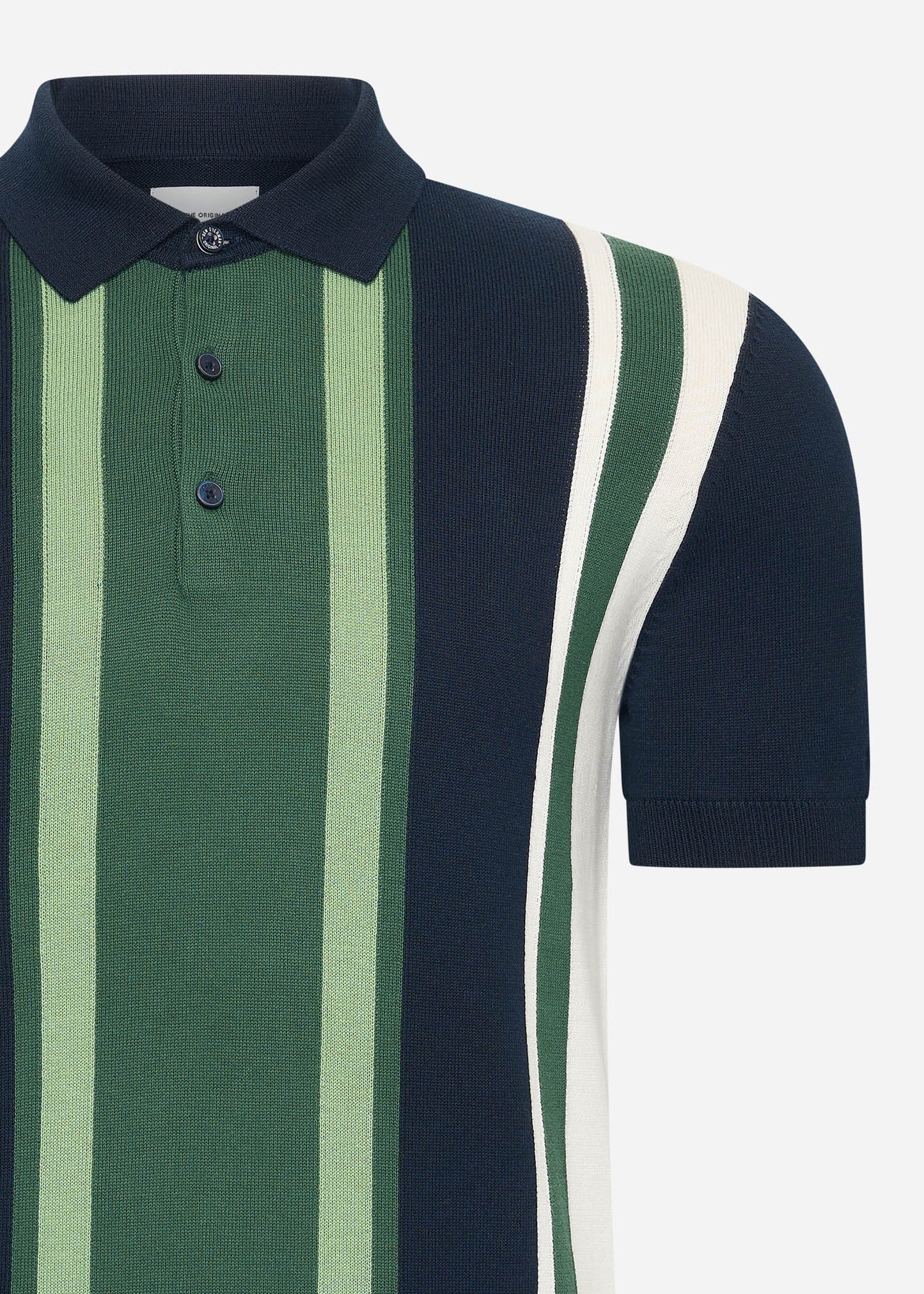 Ben Sherman Polo's Vertical stripe polo - dark navy