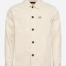 Fred Perry Overshirts Twill overshirt - ecru