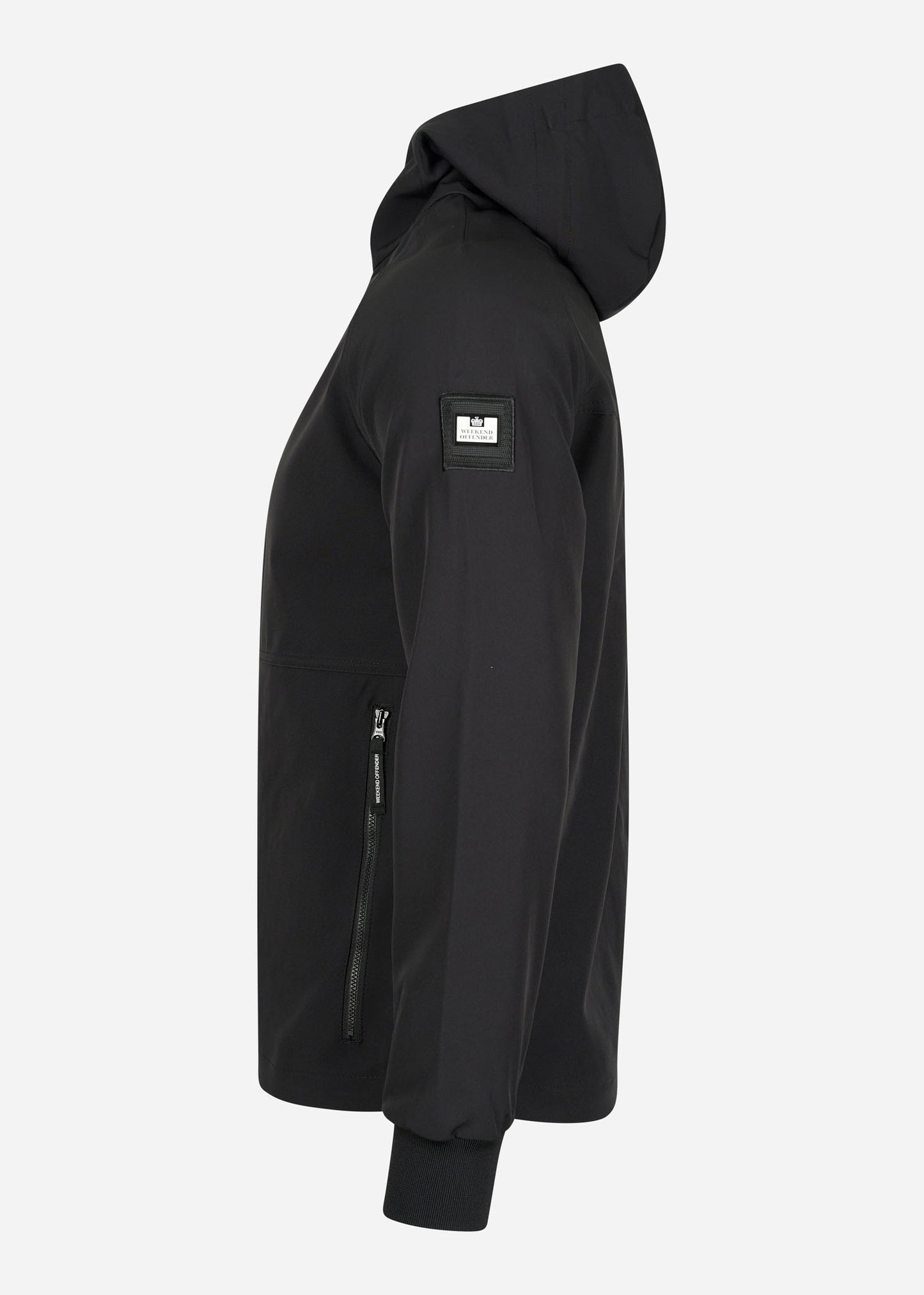 Weekend Offender Jassen Stipe softshell jacket - black