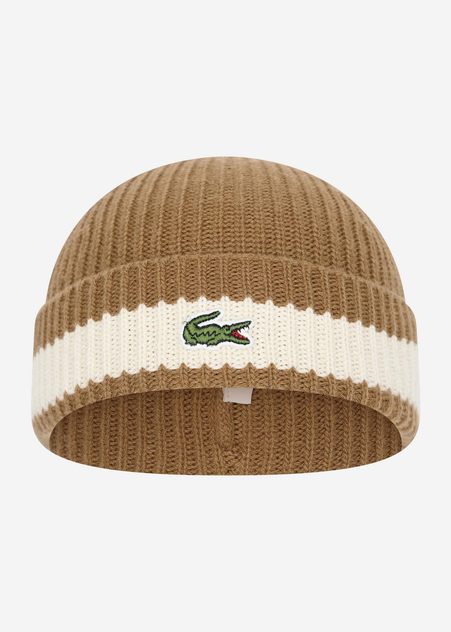 Lacoste Mutsen Beanie - cookie flour