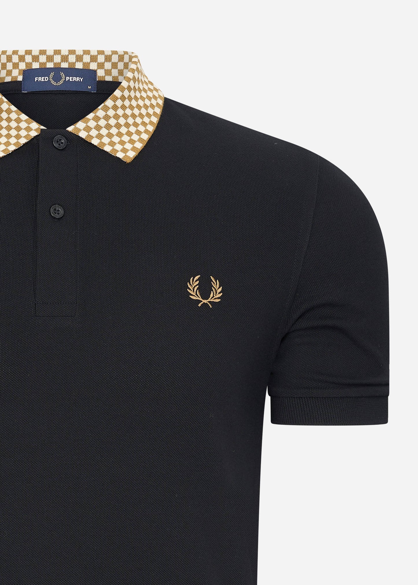 Fred Perry Polo's Collar detail polo shirt - black