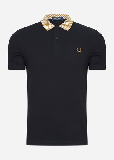 Fred Perry Polo's Collar detail polo shirt - black