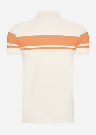 Sergio Tacchini Polo's Young line polo - white orange