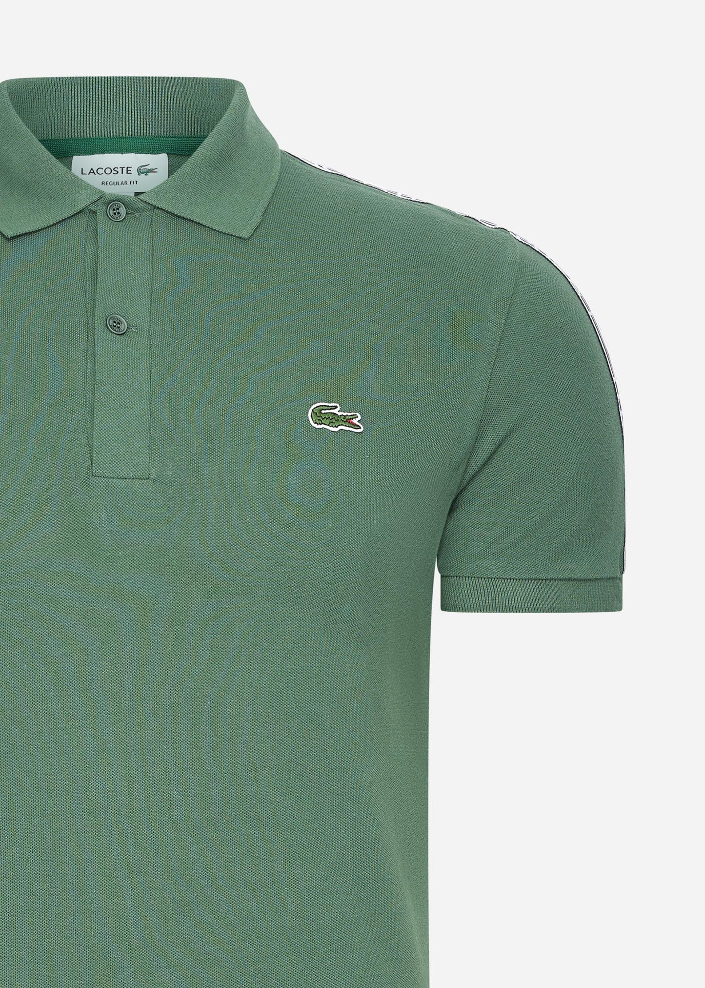 Lacoste Polo's Contrast stripe polo - sequoia