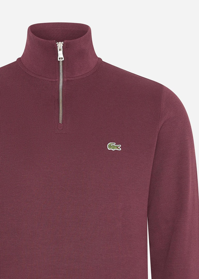 Lacoste Sweaters Sweater half zip - expresso