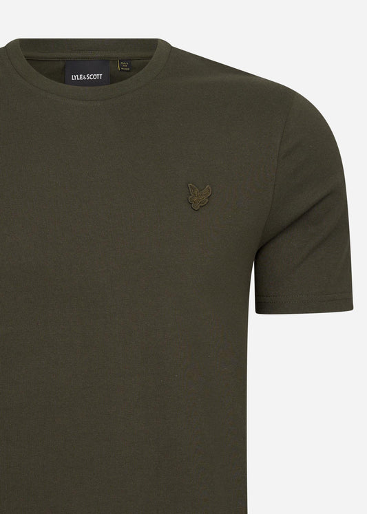 Lyle & Scott T-shirts  Tonal eagle t-shirt - olive 