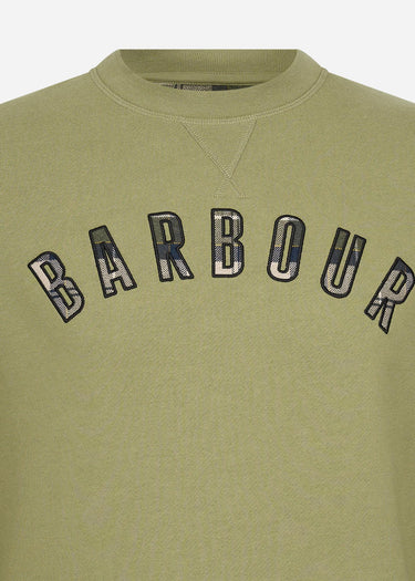 Barbour Truien  Debson crew - bleached olive