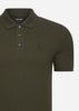 Lyle & Scott Polo's Tonal eagle polo shirt - olive