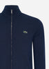 Lacoste Vesten A Zip through sweater - navy blue