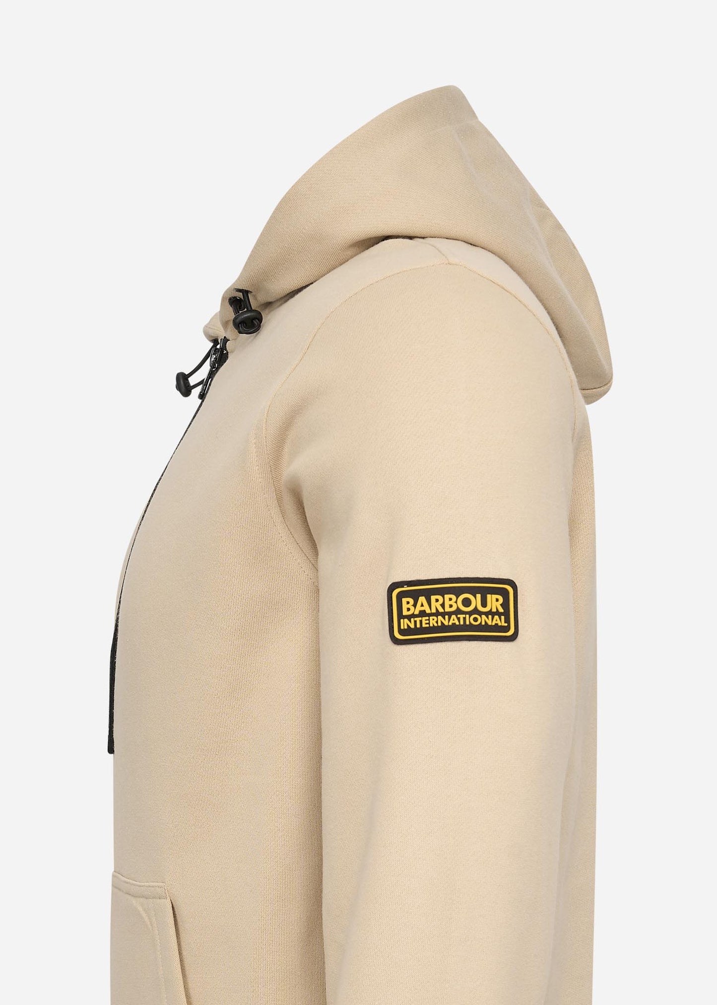 Barbour International Hoodies Badge half zip hoodie - lt stone