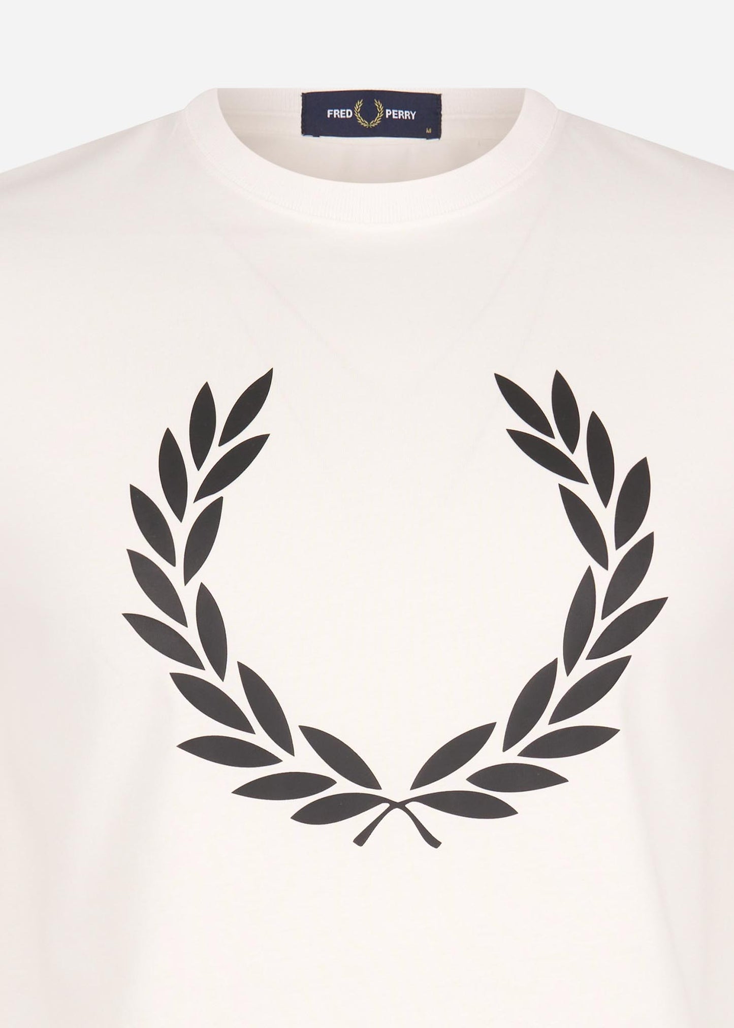 Fred Perry T-shirts Printed Laurel wreath t-shirt - snow white