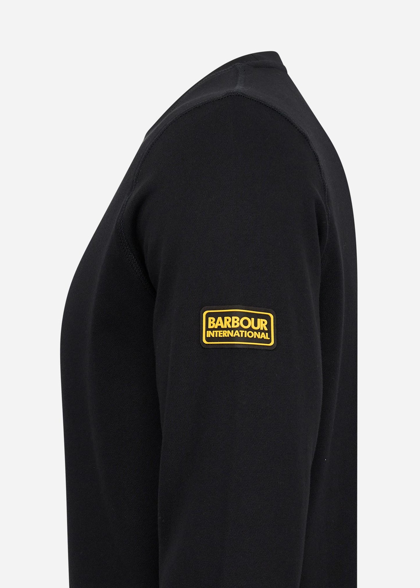 Barbour International Truien Racer badge sweat - black