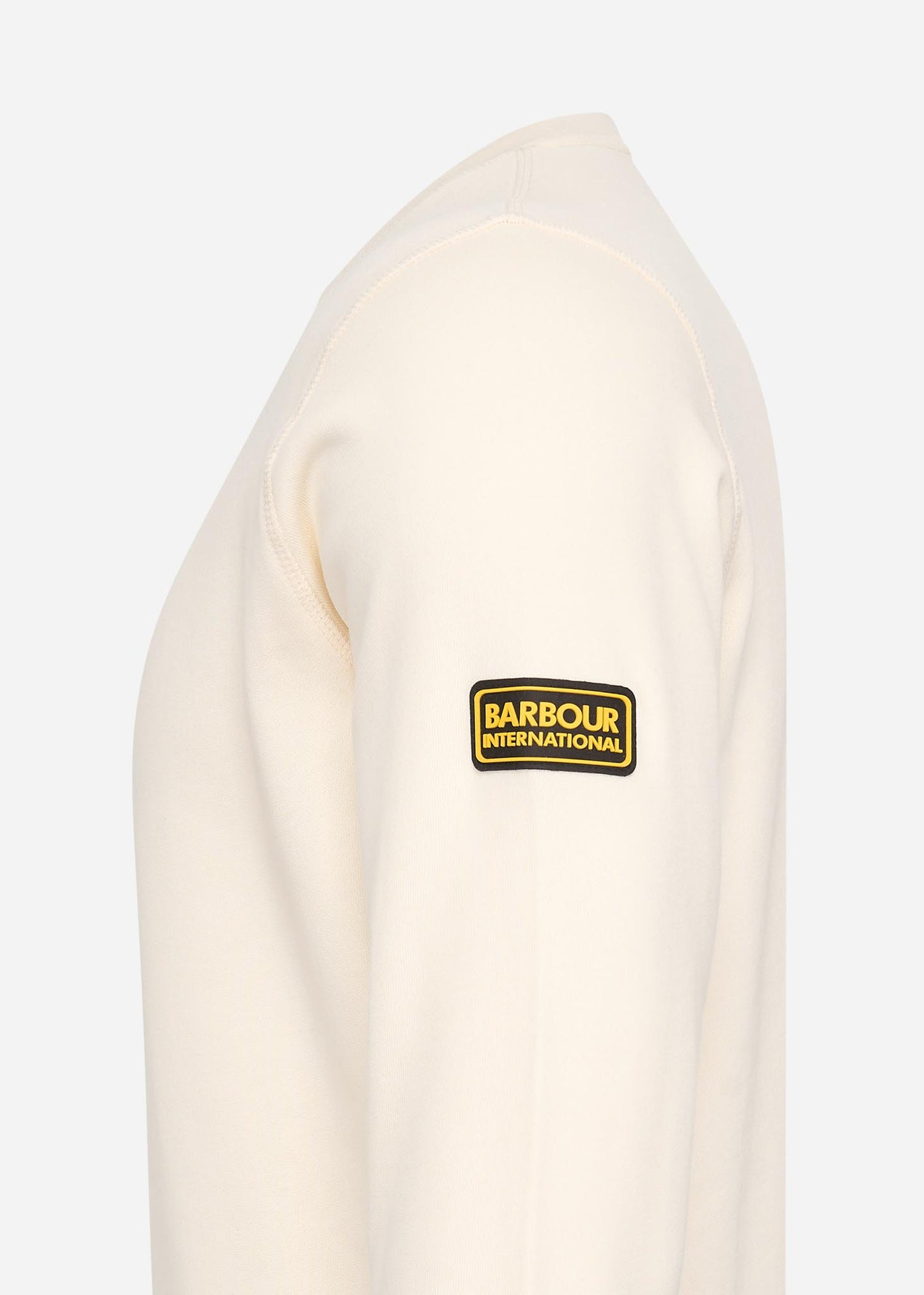 Barbour International Truien Racer badge sweat - whisper white