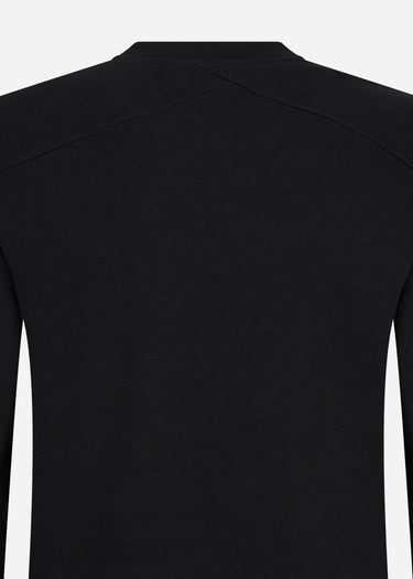MA.Strum Truien Chest print crew sweat - jet black
