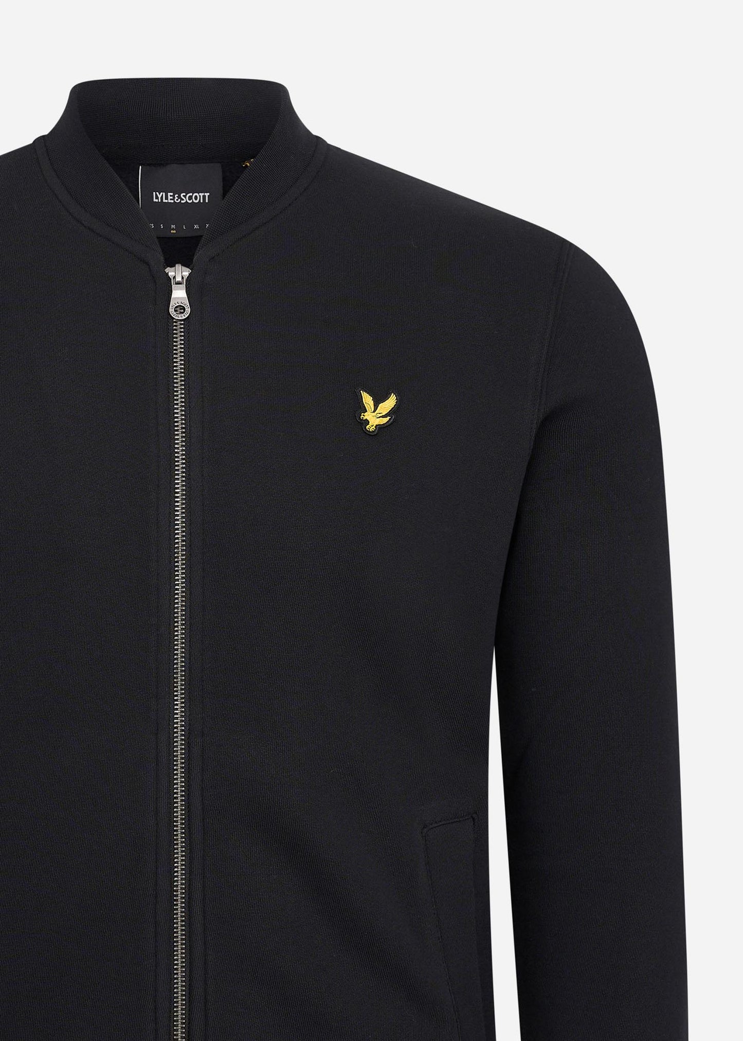 Lyle & Scott Vesten Jersey bomber - jet black
