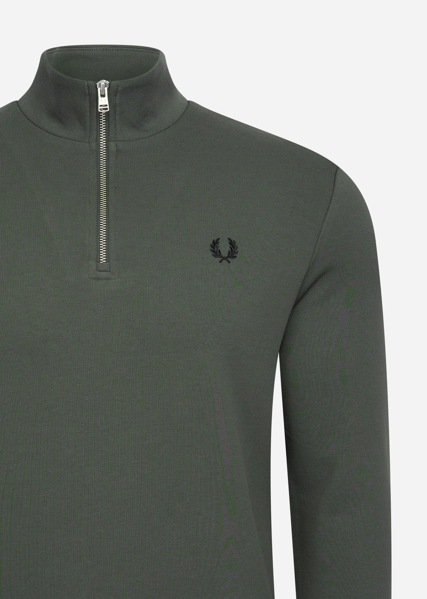 Fred Perry Truien Half zip sweatshirt - field green