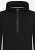 Barbour International Hoodies Badge half zip hoodie - black