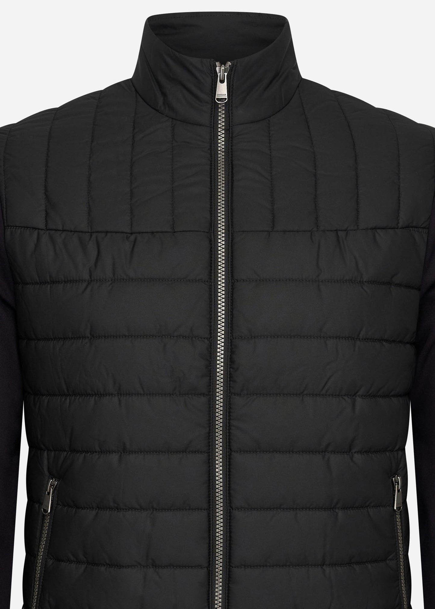 Barbour International Truien Counter quilted sweat - black