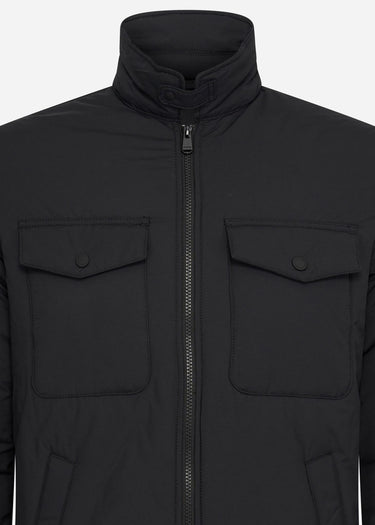 Barbour International Jassen  District quilt - black