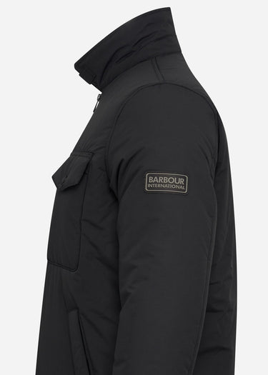 Barbour International Jassen  District quilt - black