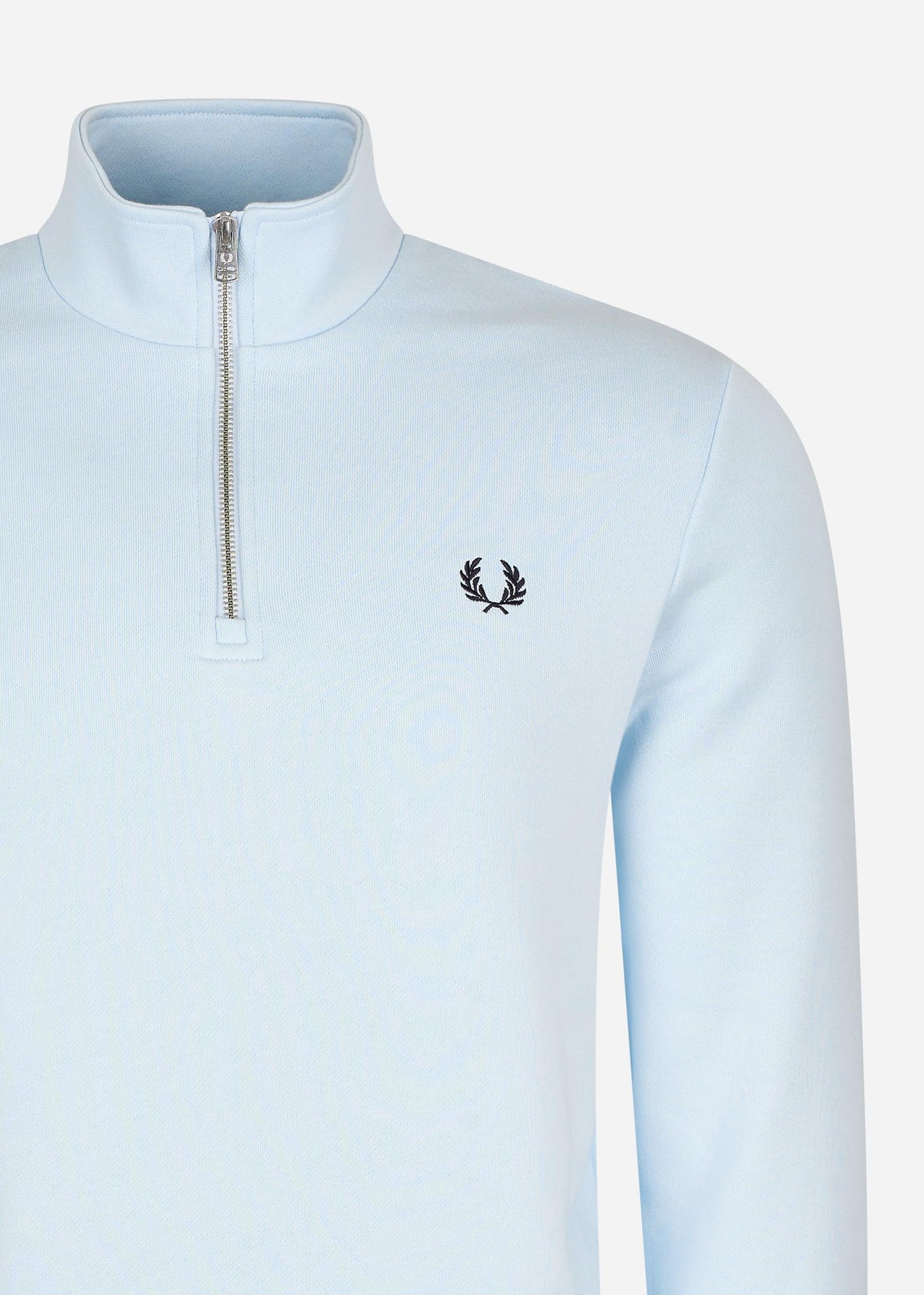 Fred Perry Truien Half zip sweatshirt - light ice