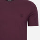 Lyle & Scott T-shirts  Tonal eagle t-shirt - burgundy 