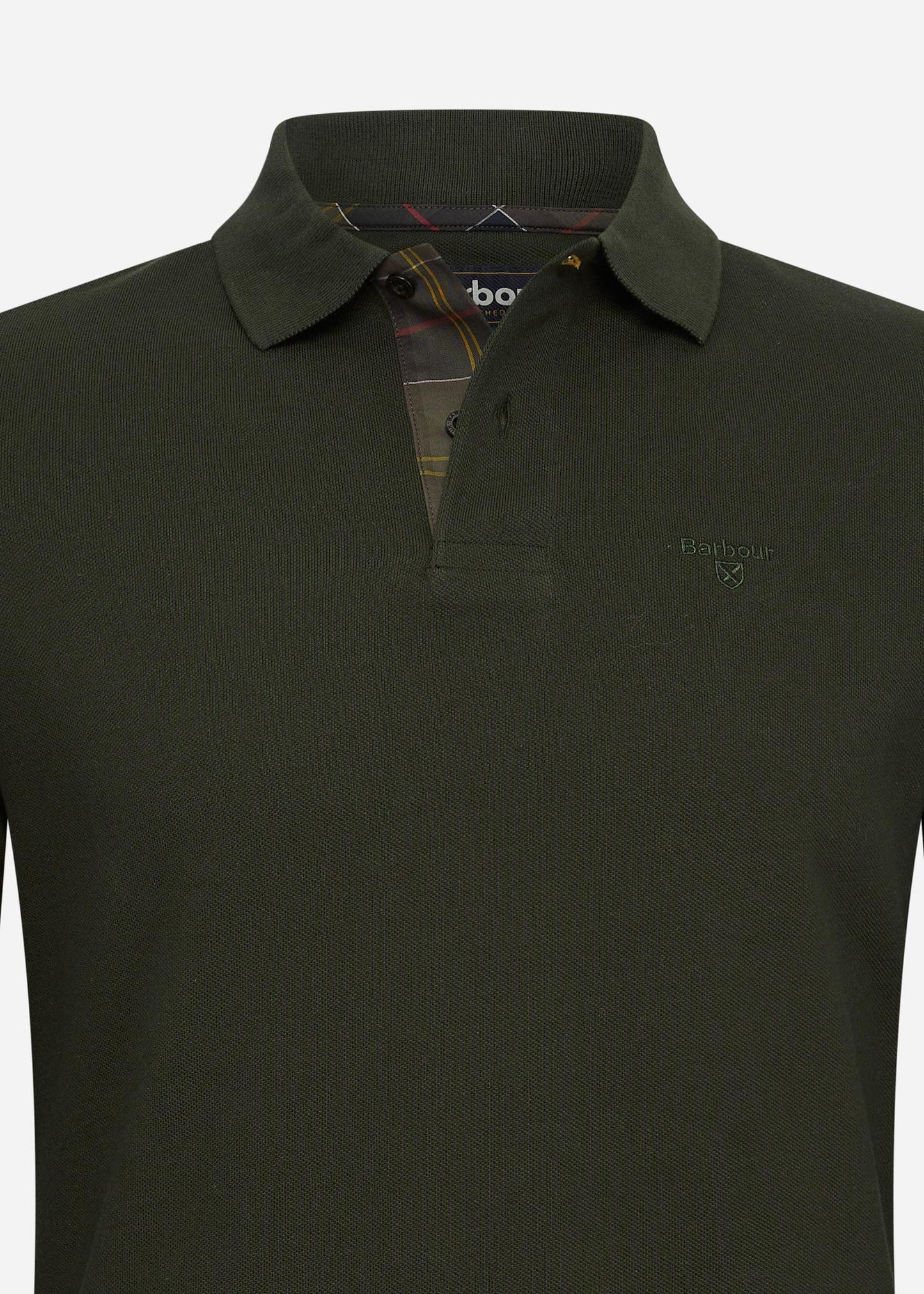 Barbour Longsleeve Polo's Essential l/s sports polo - forest