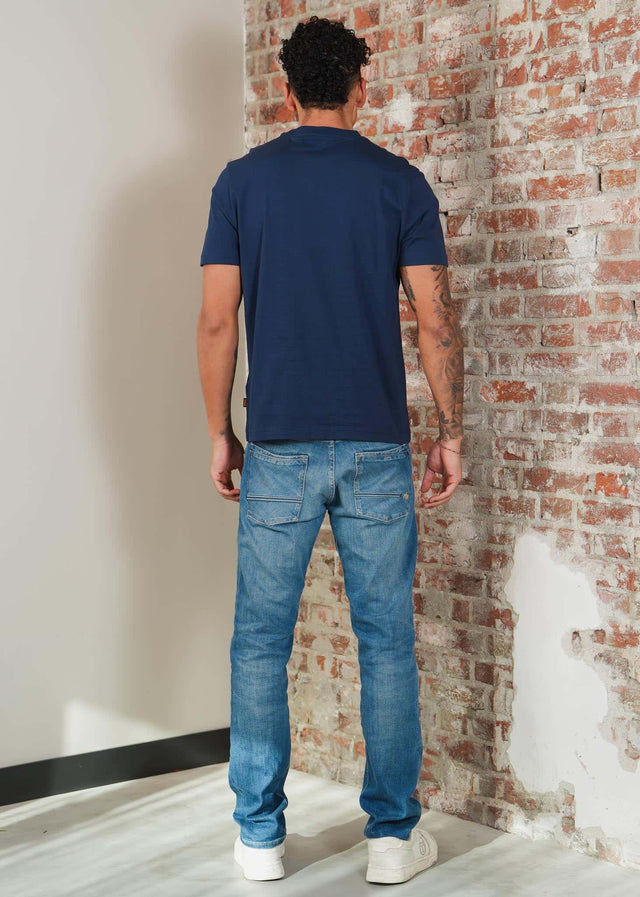 Hugo Boss T-shirts Te_plain - open blue
