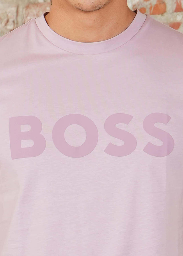 Hugo Boss T-shirts Thinking 1 - light pastel purple