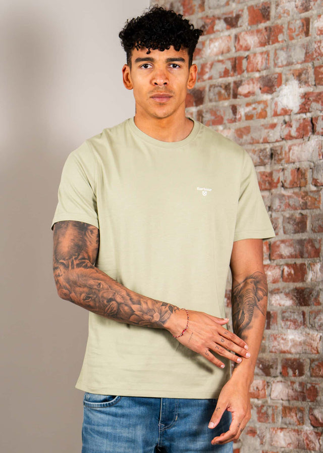 Barbour T-shirts Barbour essential sports t-shirt - sea green