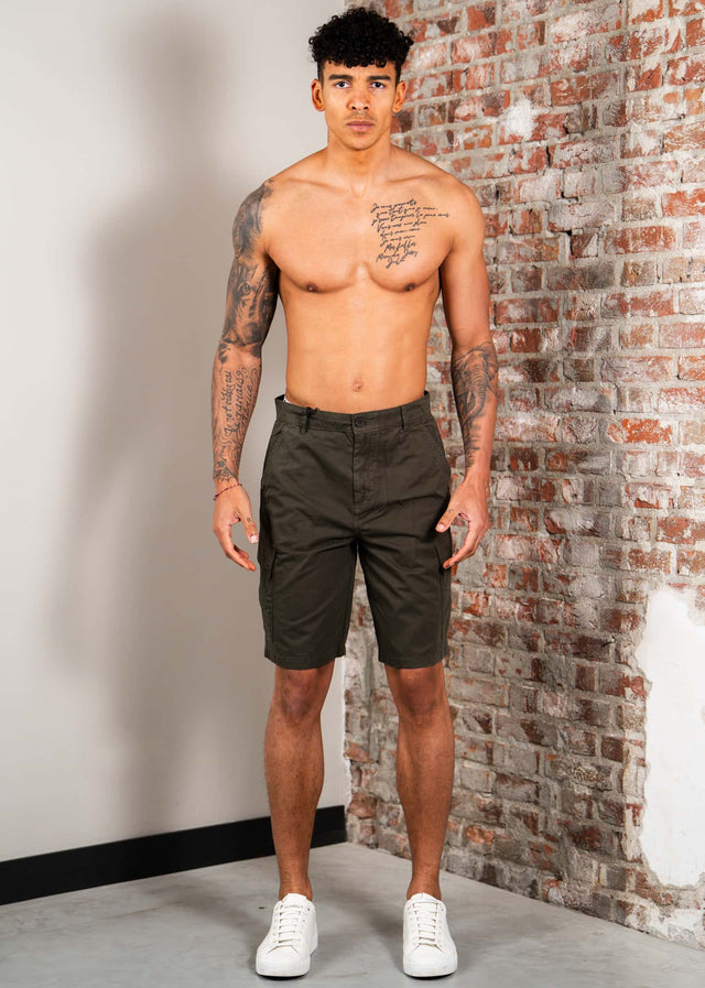 Lyle & Scott Korte Broeken Cargo short - olive
