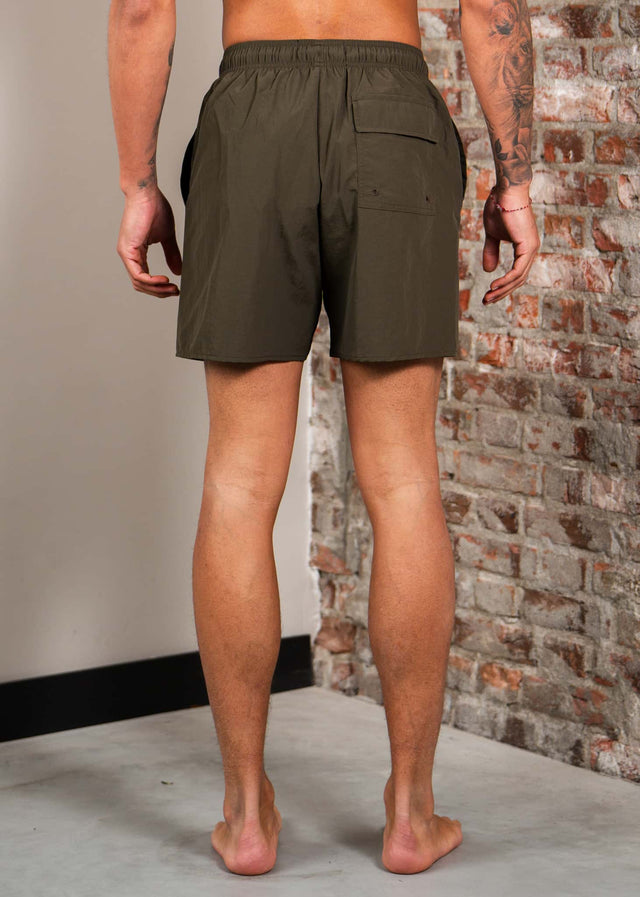 Lyle & Scott Zwembroeken Plain swim short - olive