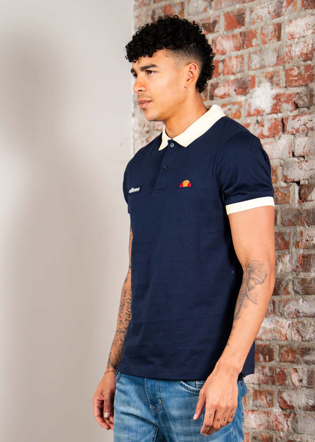 Ellesse Polos Lessepsia polo - navy light yellow