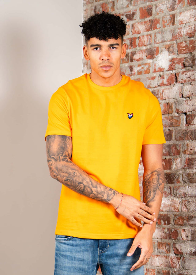 Lyle & Scott T-shirts Limited Edition - Netherlands Flag Eagle T-Shirt - Bright orange