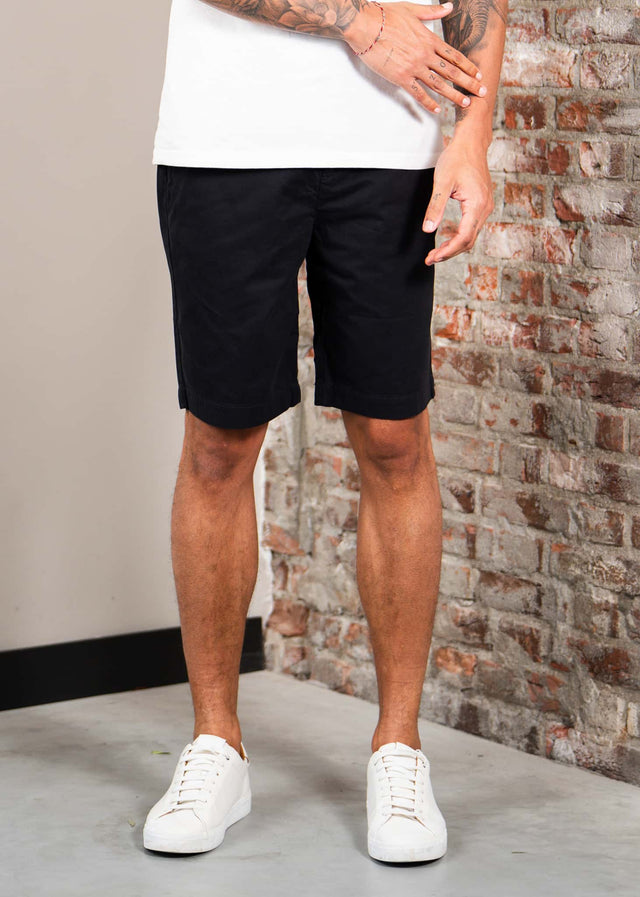 Lyle & Scott Korte Broeken Chino short - jet black