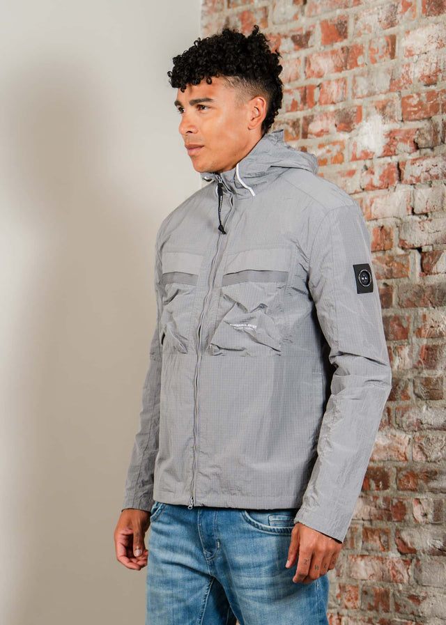Marshall Artist Jassen Sicuro hooded overshirt - volcanic grey