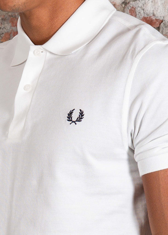 Fred Perry Polo's Plain Fred Perry polo shirt - white